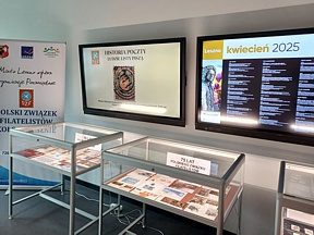 Pokazy filatelistyczne z okazji dwóch rocznic