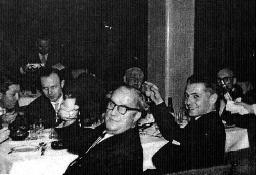 L. Konopiński na zdjęciu z lat 40. XX wieku