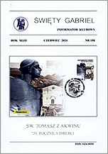 Święty Gabriel - okładka