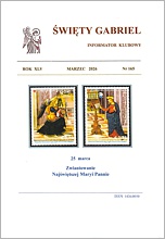 Święty Gabriel - okładka