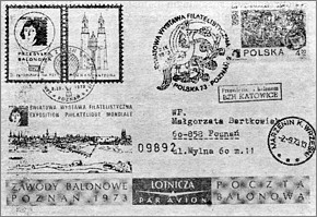 Kartka poczty balonowej